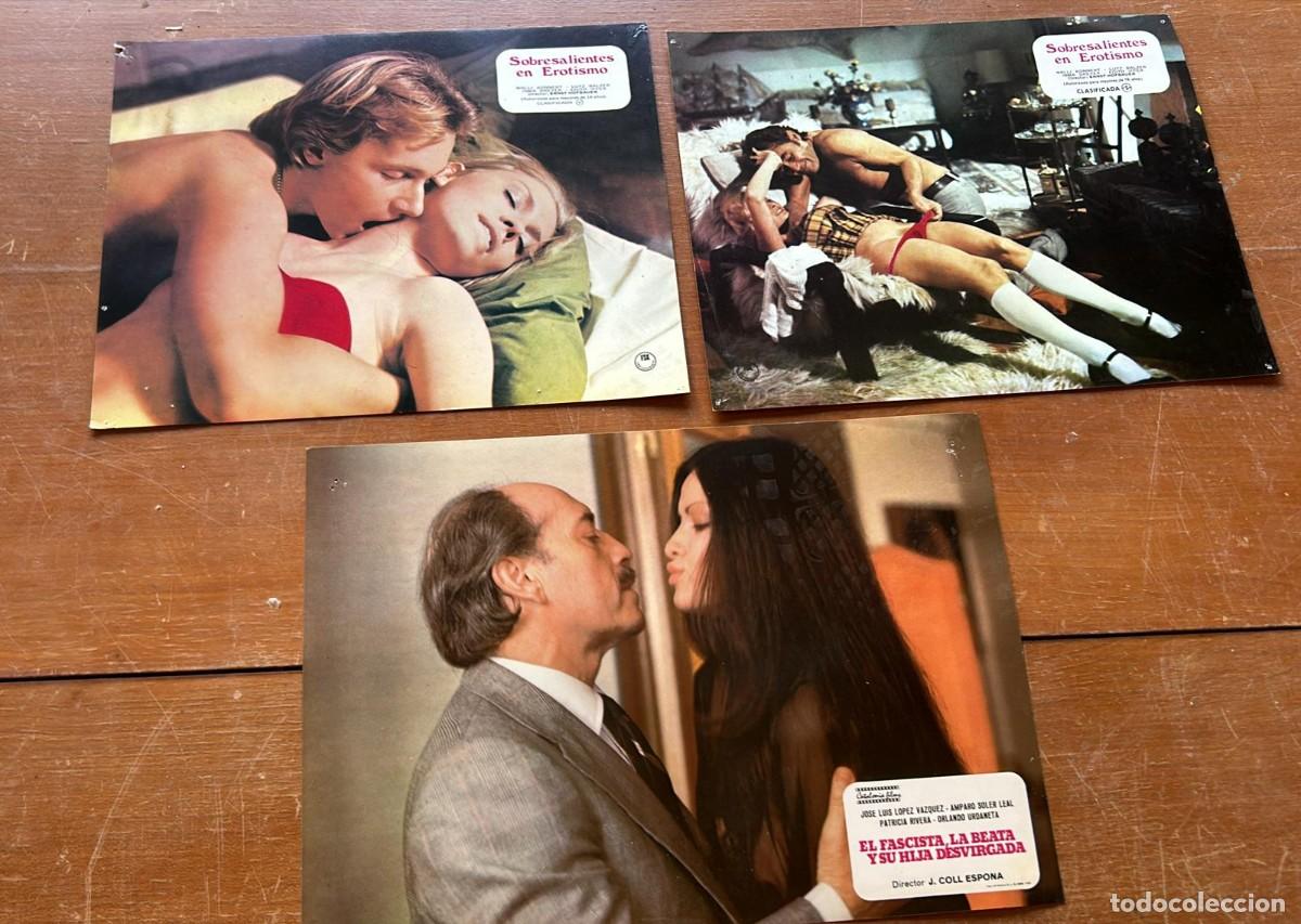 Cine: FOTOCROMOS PELICULA SOBRESALIENTES EN EROTISMO Y EL FASCISTA HAY 3 UDS.