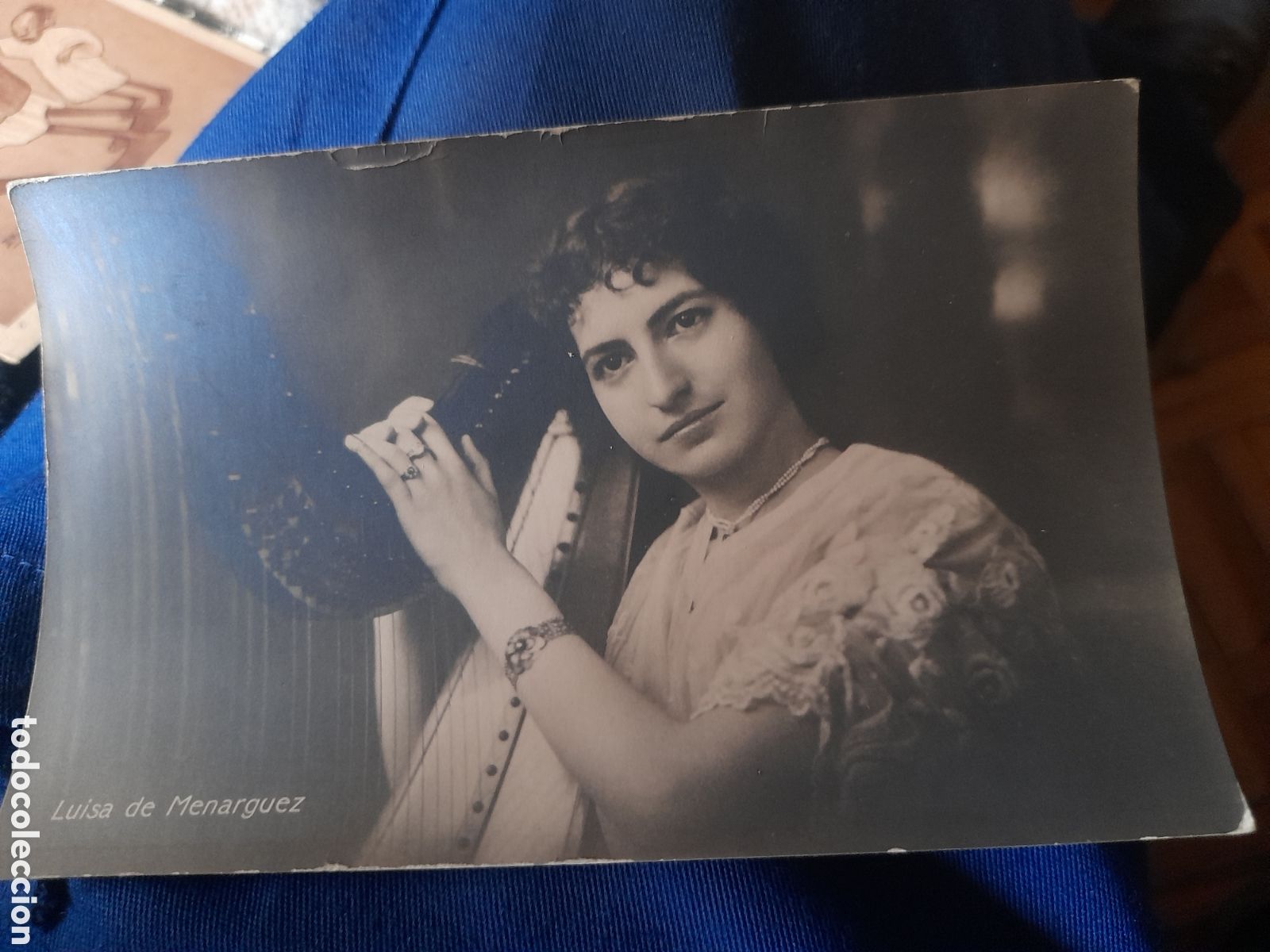 Cine: Antigua foto postal de la Artista Luisa de Menarguez