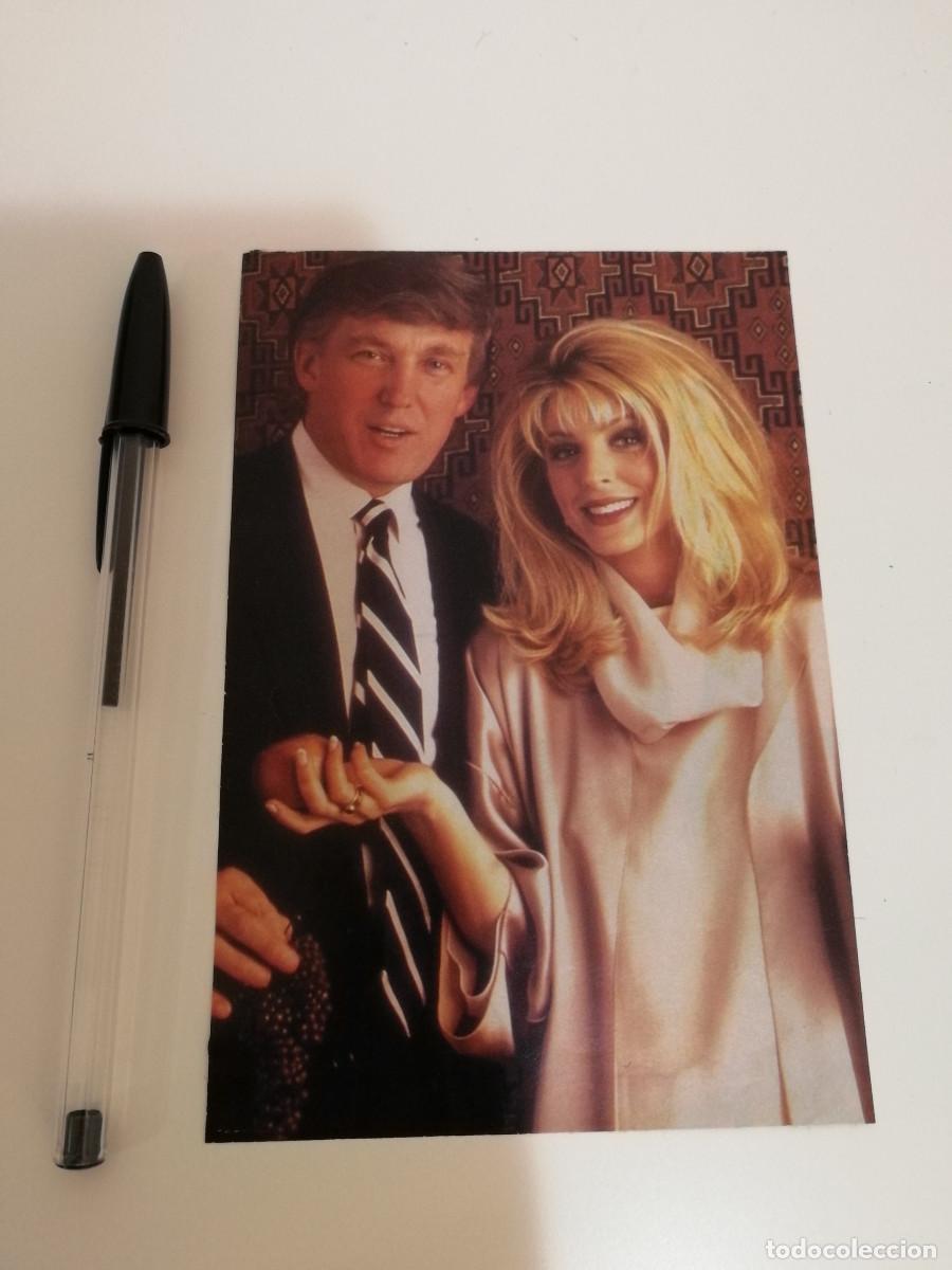 Cine: TARJETA ACARTONADA -10*15- Marla Maples - DONALD Trump -80s