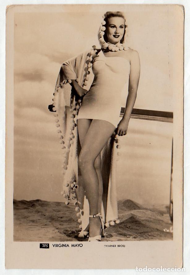 Cin&eacute;ma: Magn&iacute;fica postal. Virgina Mayo 375. Warner Bros h aa