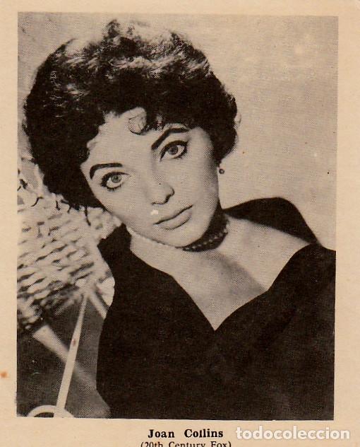 Cine: Joan Collins. 20th Century Fox. Ficha, cromo? h aa