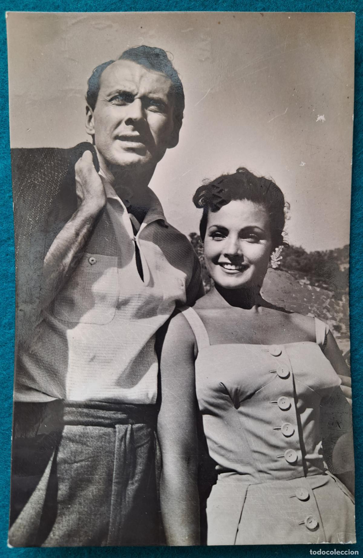 Cine: RW POSTAL ARTISTA CINE CARMEN SEVILLA Y RICHARD KILEY AVENTURA PARA DOS PA219