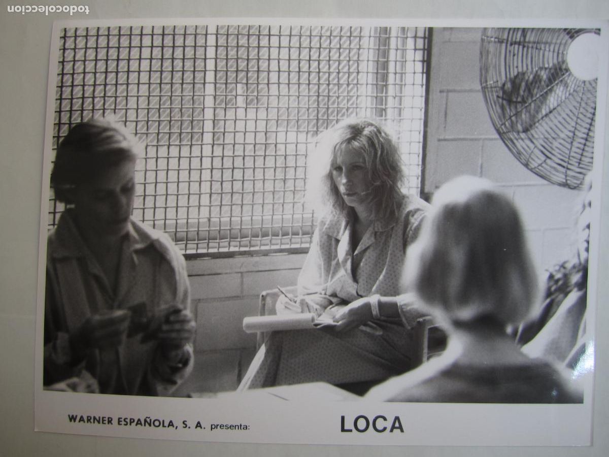 Cine: barbra streisand - foto original b/n - loca - nuts