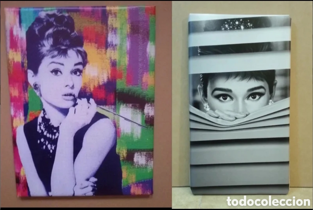 Cine: LIQUIDACI&Oacute;N 2 Cuadros AUDREY HEPBURN