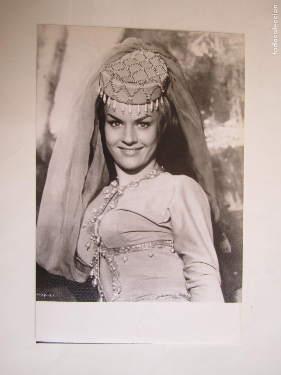 Cine: heidi bruhl - foto original b/n - las aventuras de simbad - Byron Haskin - 11x17