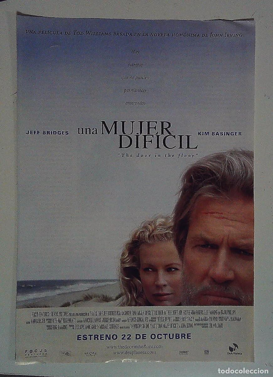 Cine: KIM BASINGER JEFF BRIDGES PIN UP RECORTE PRENSA A4