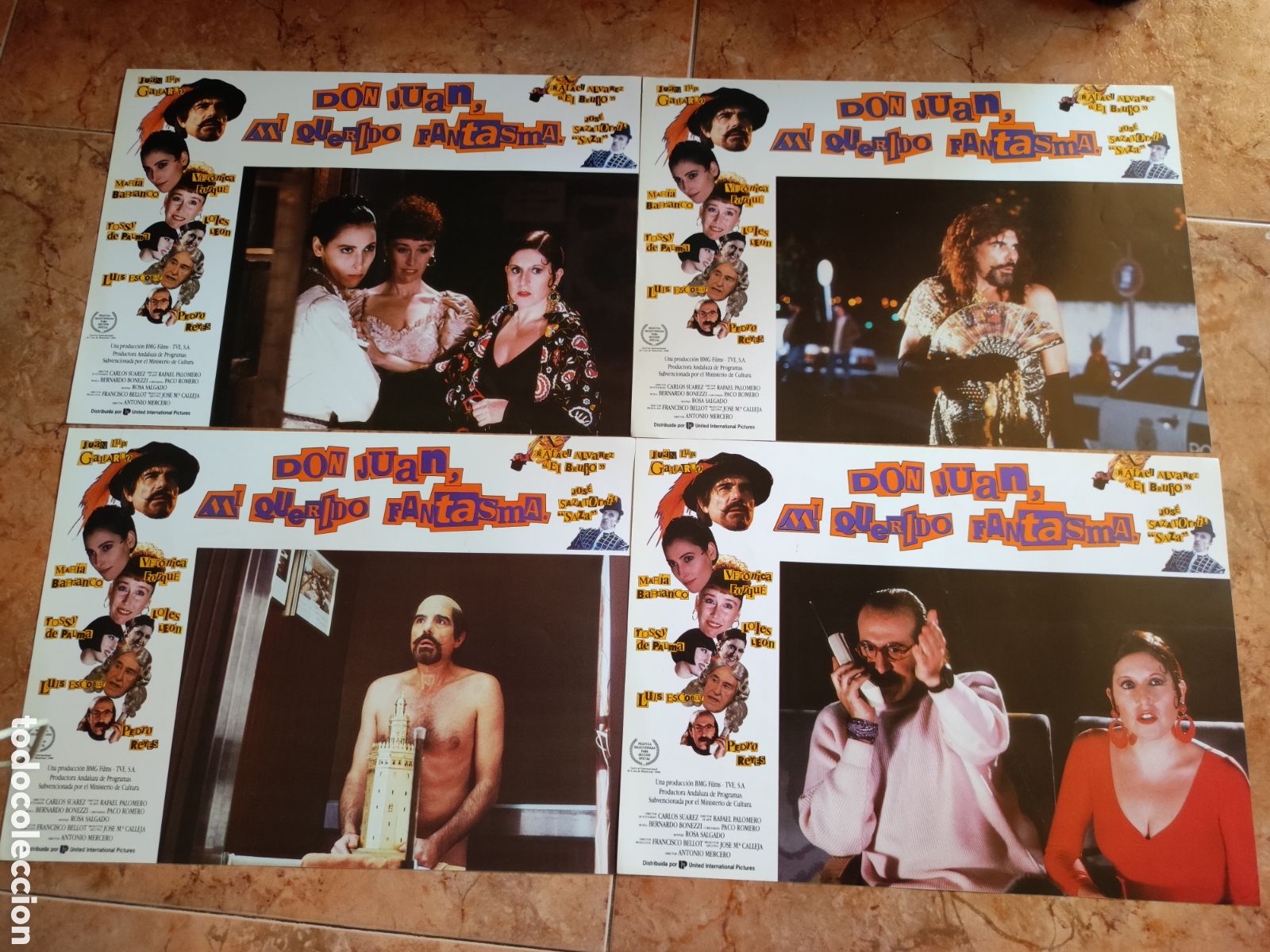 Cin&eacute;ma: Juego Completo 12 Fotocromos DON JUAN, MI QUERIDO FANTASMA (1990) - Antonio Mercero - &iexcl;IMPECABLES, S