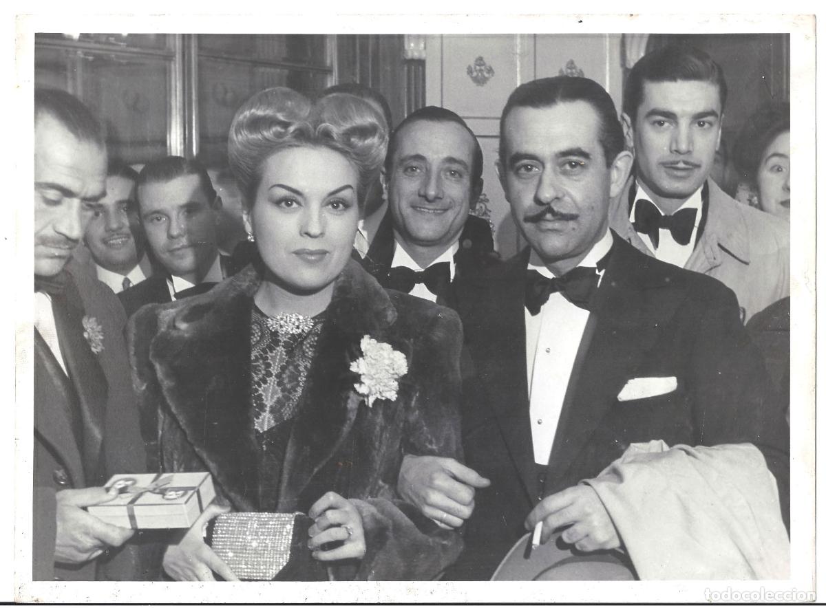 Cine: FJC 0821 MERCEDES VECINO EL REY DE LAS FINANZAS FOTO ORIGINAL B/N ESPA&Ntilde;OLA FOTOGRAFO J. ORTAS