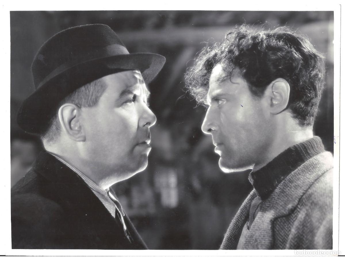 Cinema: FJC 0879 JULIO PE&Ntilde;A JOSE MARIA LADO TIERRA SEDIENTA FOTO ORIGINAL B/N ESPA&Ntilde;OLA FOTOGRAFO CHAMARTIN