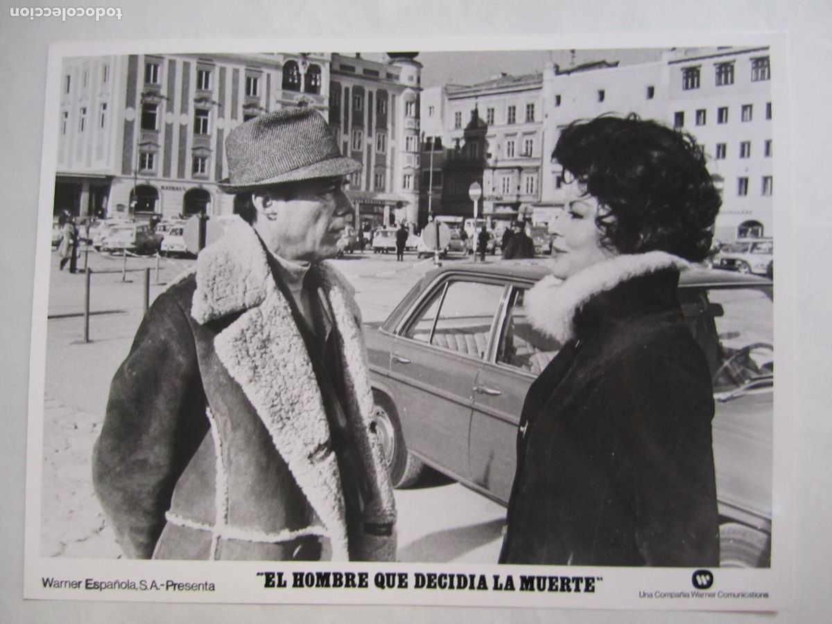 Cine: ava gardner - foto original b/n - el hombre que decidia la muerte - dirk bogarde