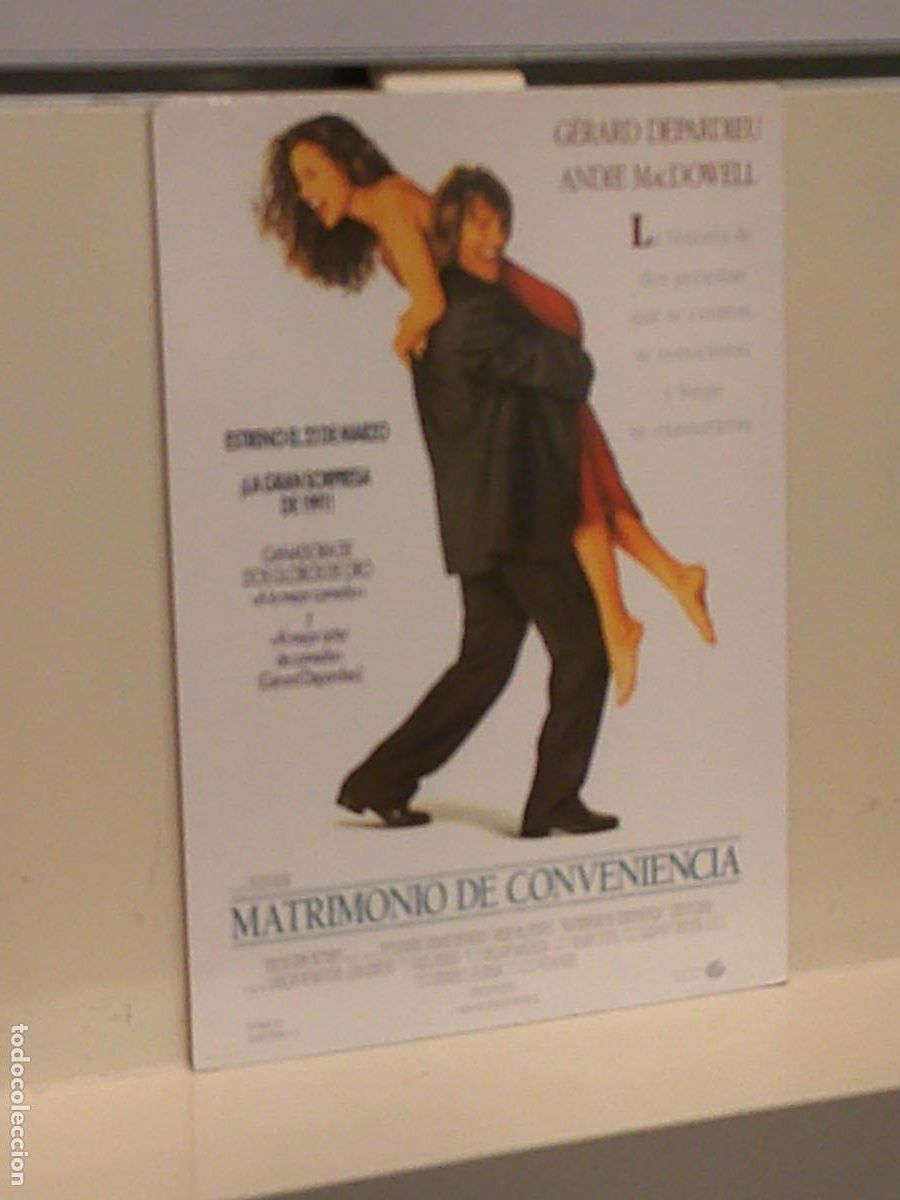 Kino: MATRIMONIO DE CONVENIENCIA - POSTAL DE PELICULA