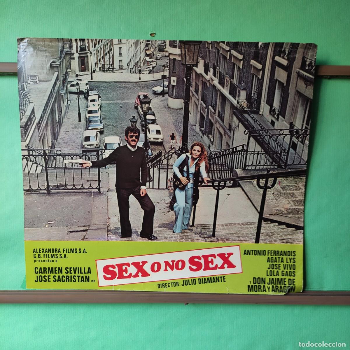 Kino: FOTOCROMO CINE . SEX O NO SEX ** CARMEN SEVILLA ** F11