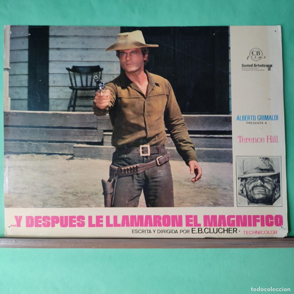 Cinema: FOTOCROMO CINE . Y DESPUES LE LLARON EL MAGNIFICO ** TERENCE HILL ** F11