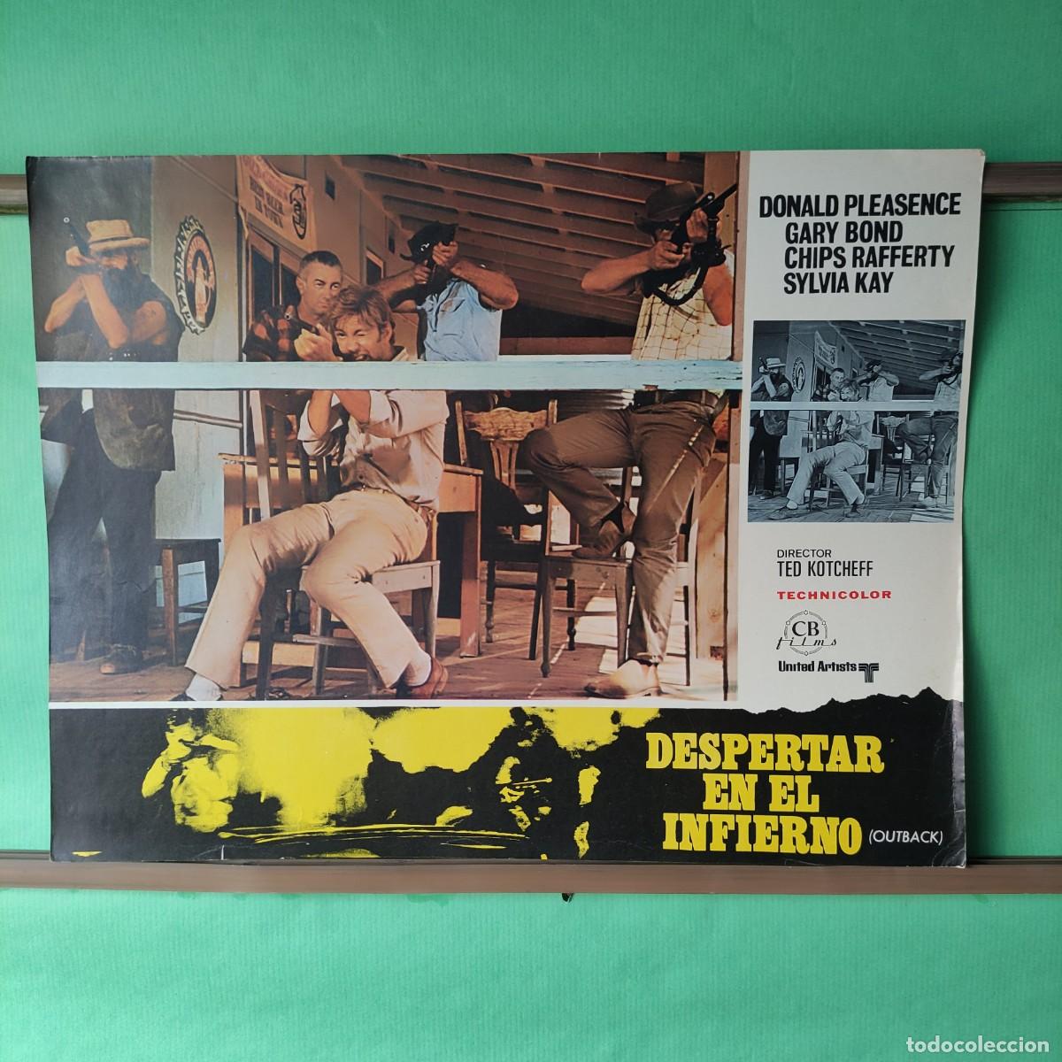 Cinema: FOTOCROMO CINE . DESPERTAR EN EL INFIERNO ** DONALD PLEASENCE*SIN MARCAS F11