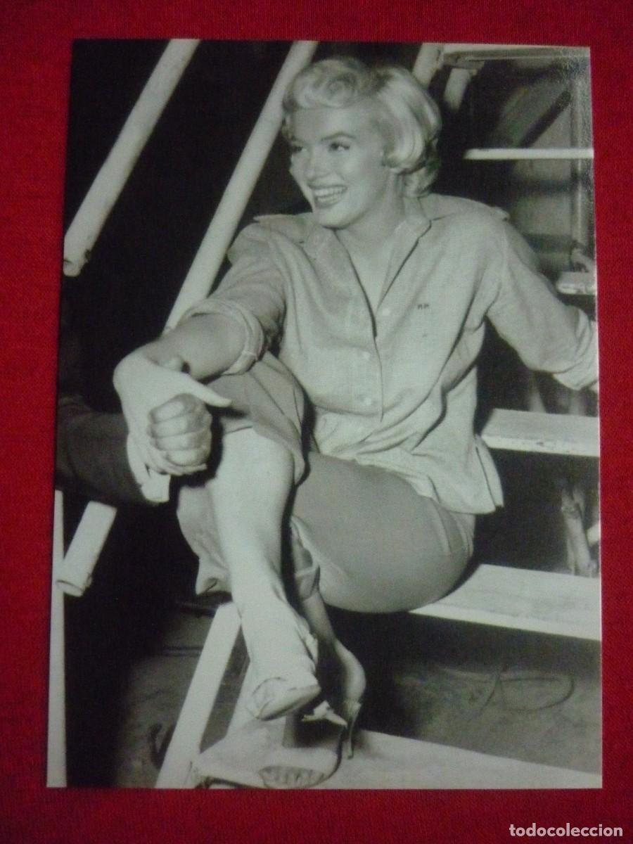 Cine: TARJETA POSTAL DE MARILYN MONROE - SIN CIRCULAR - NUEVA - BLANCO Y NEGRO