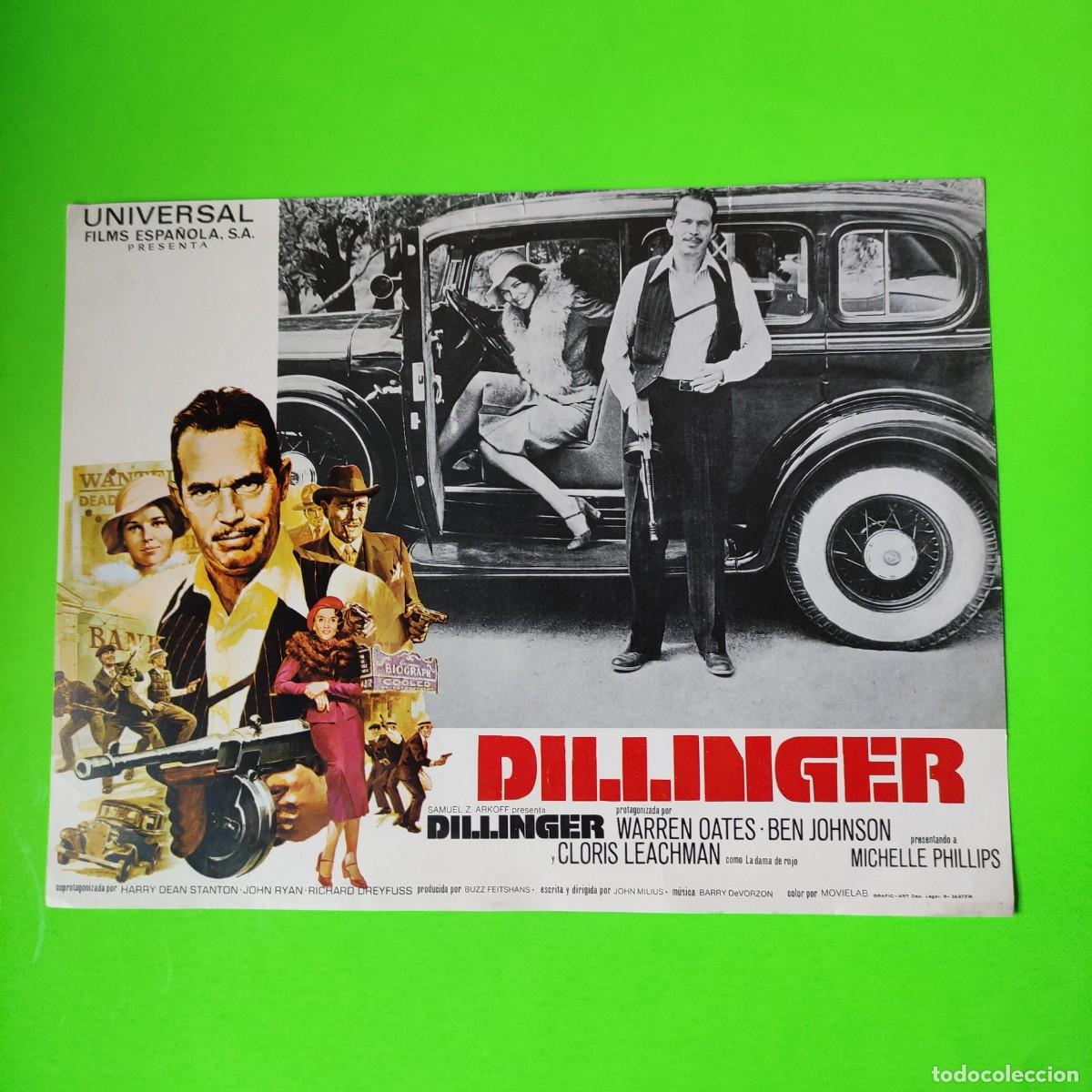 Cine: FOTOCROMOS CINE . DILLINGER * WARREN NOATES .** . BEN HOHNSON ** 1974 ** F11