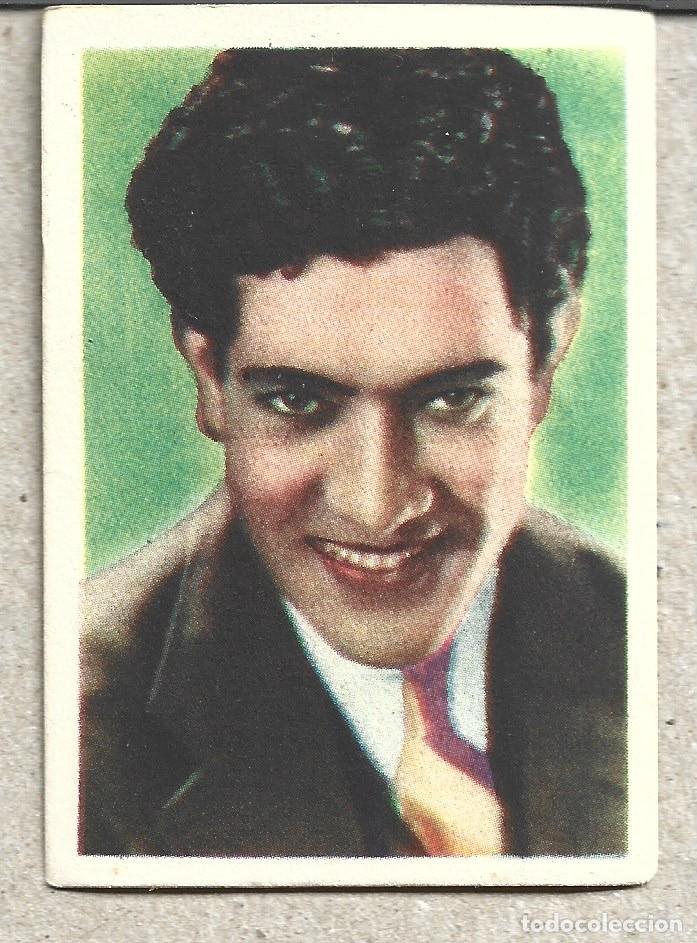 Kino: CROMOS CINE FOTO DE BRUGUERA HOJA F- 4- A N&ordm; 1 JOS&Eacute; MOJICA MARCAS ESTUVO PEGADO CROMOS DEL A&Ntilde;O 43