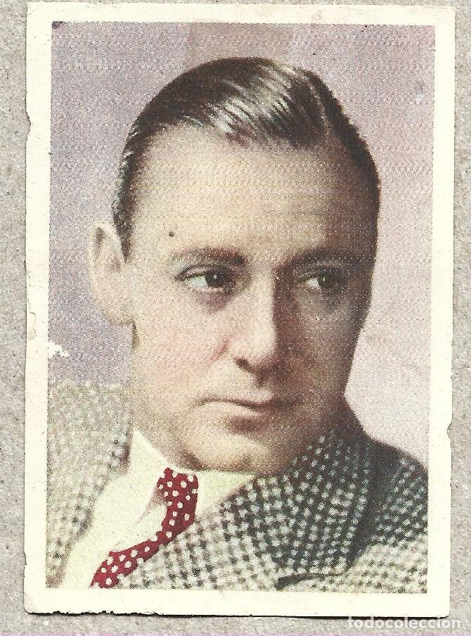 Kino: CROMOS CINEFOTO BRUGUERA HOJA F- 3- A N&ordm; 10 HERBERT MARSHALL MARCAS ESTUVO PEGADO CROMOS DEL A&Ntilde;O 43