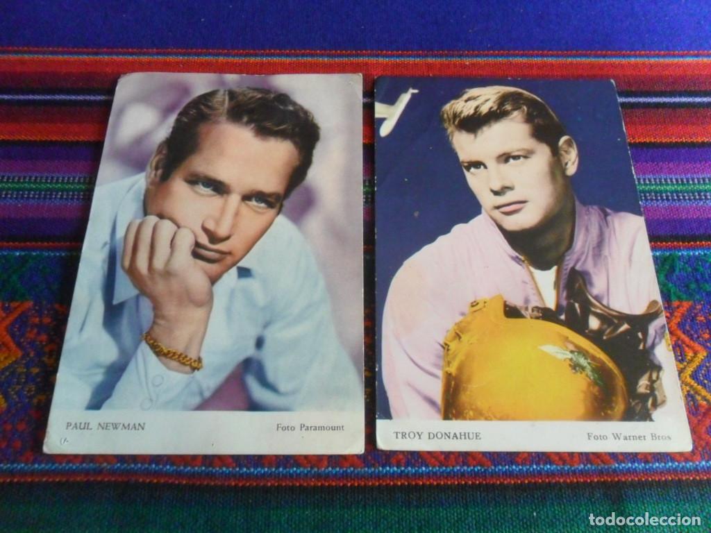 Cine: FOTO PROMOCIONAL PAUL NEWMAN PARAMOUNT Y FOTO TROY DONAHUE WARNER BROS. A&Ntilde;OS 60.