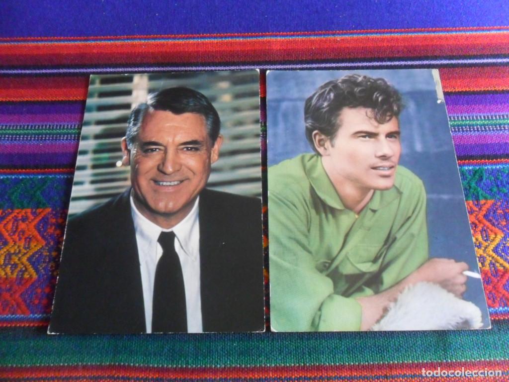 Cine: POSTAL SIN CIRCULAR POSTALCOLOR 43 HORST BUCHHOLZ 1963 Y CARY GRANT OSCARCOLOR 14 AUTORIZADO. RARAS