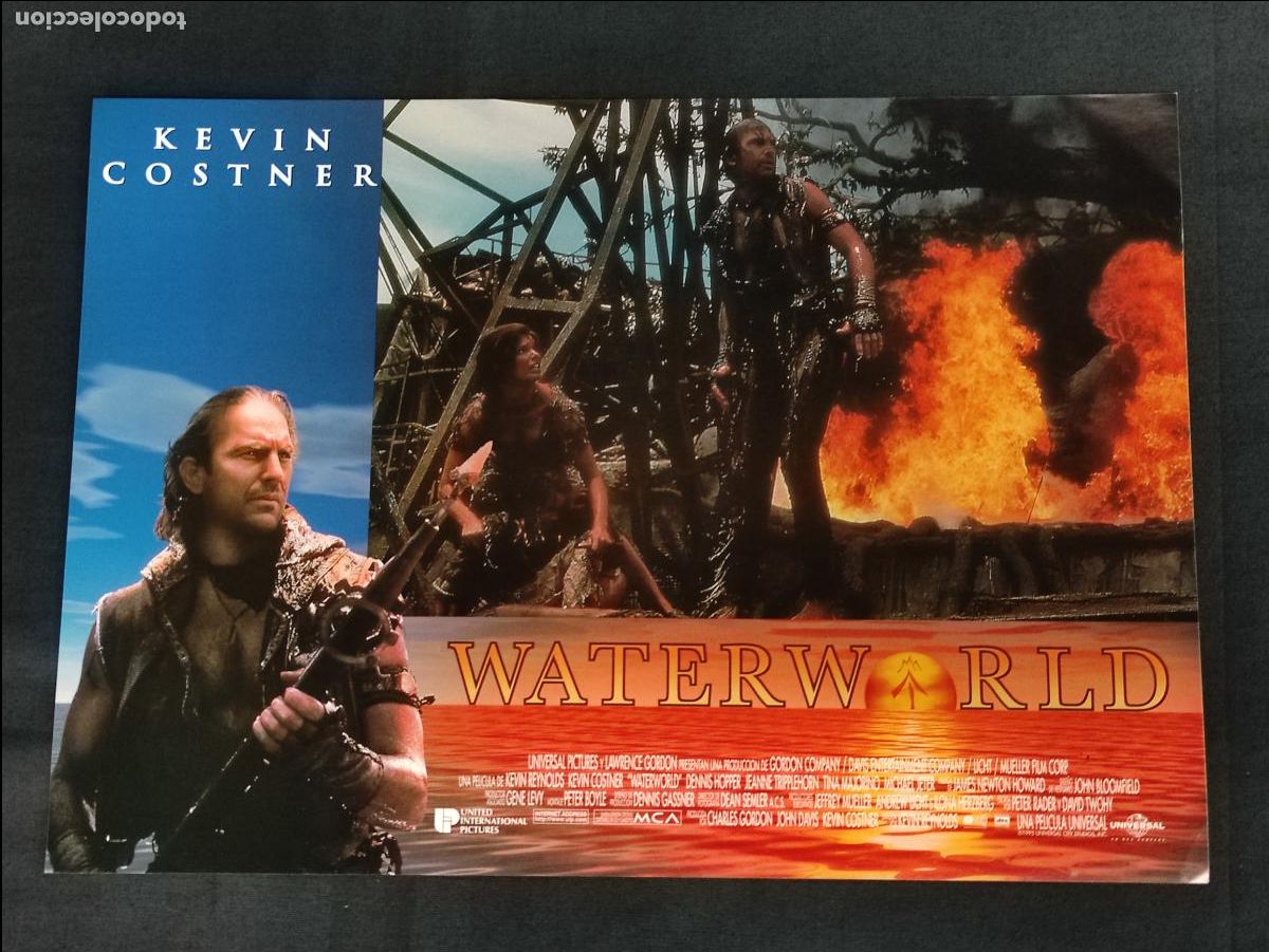 Cine: 12 FOTOCROMOS - WATERWORLD - KEVIN COSTNER -