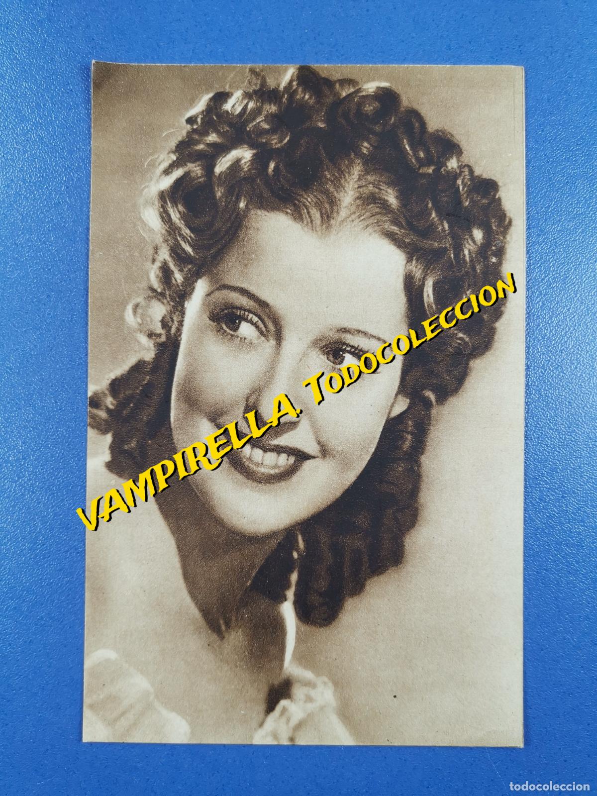 Kino: N&ordm; 8 --JEANETTE MAC DONALD--TARJETA POSTAL-PROPAGANDA DE CALZADOS COLOM BARCELONA EN EL REVERSO