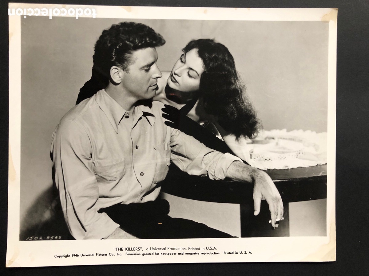 Cine: Foto original Ava gardner y burt lancaster forajidos