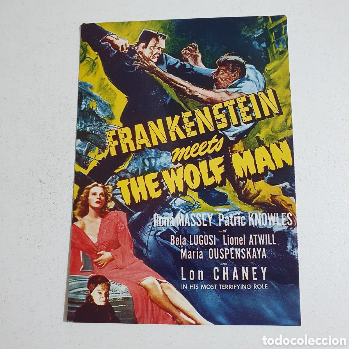 Cine: Postal -3, Frankenstein Meets The Wolf Man, 8381, Sin Circular.