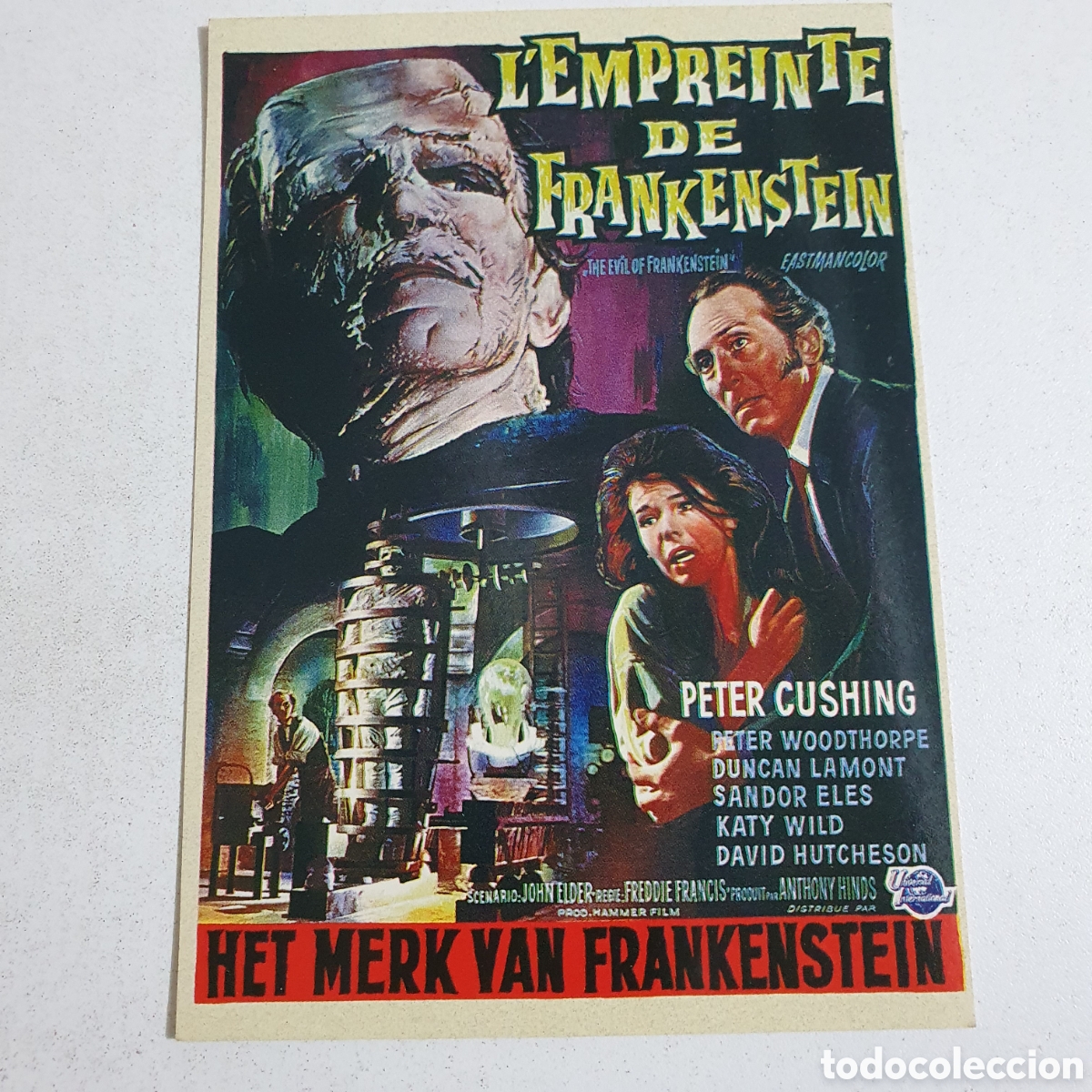 Cine: Postal -3, L'Empreinte De Frankenstein, 8402, Sin Circular.