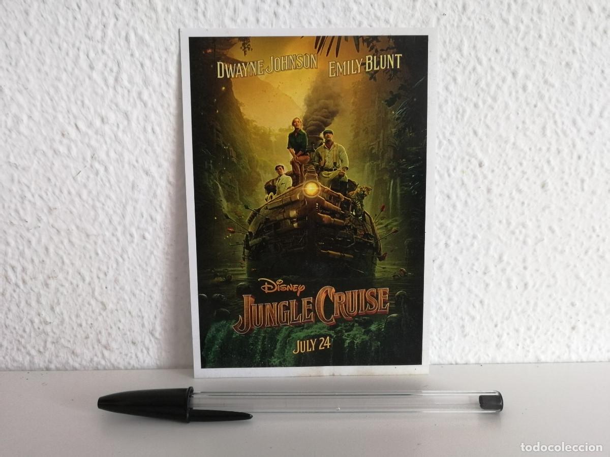 Cine: FICHA COLECCIONABLE -10*15- Jungle Cruise - WALT DISNEY - DWAYNE JOHNSON - EMILY BLUNT
