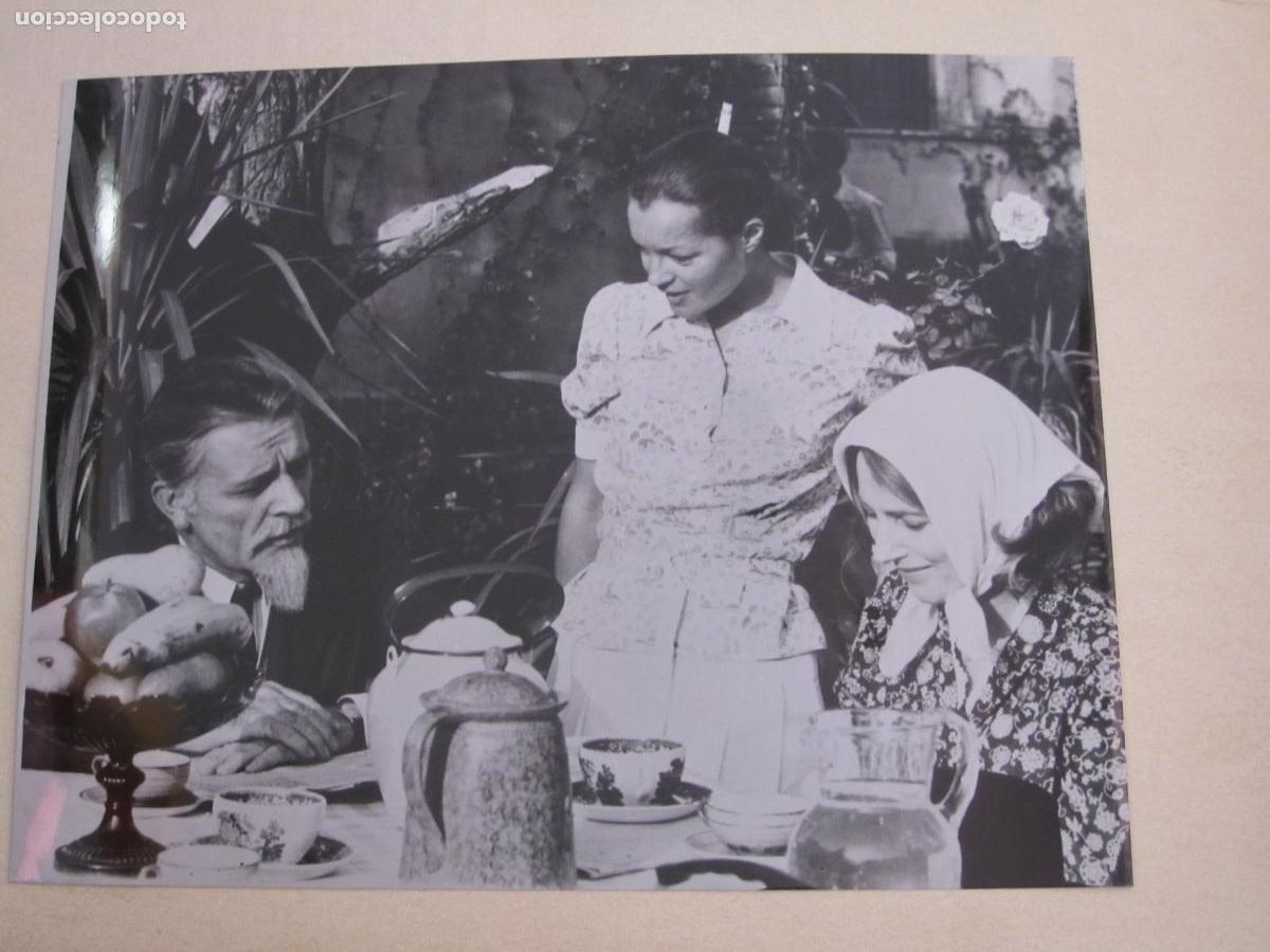 Cine: romy schneider - foto b/n original - el asesinato de trotsky - richard burton - Joseph Losey film