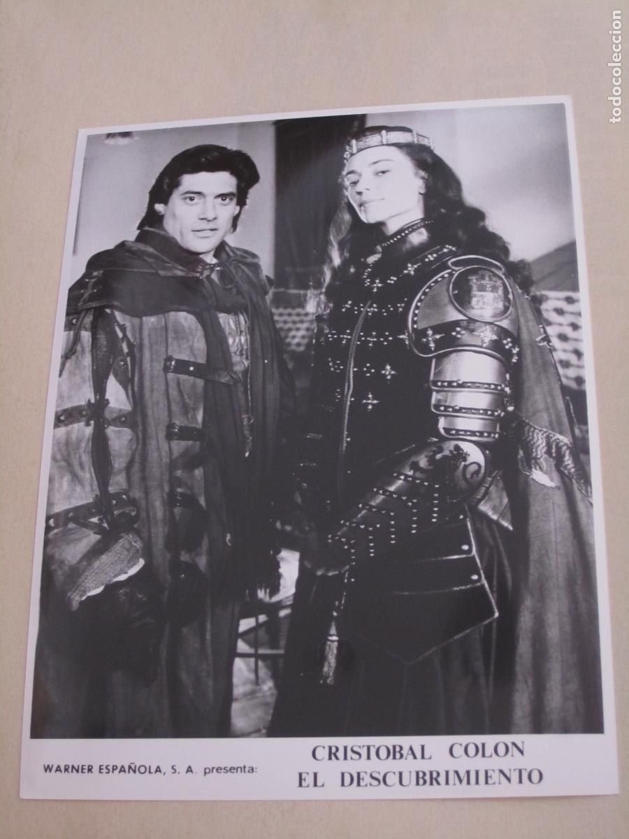Cine: cristobal colon el descubrimiento - foto original b/n - rachel ward Georges Corraface