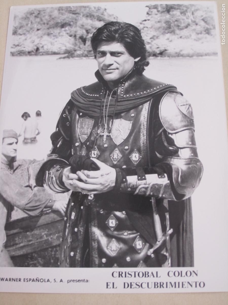 Cine: cristobal colon el descubrimiento - foto original b/n - Georges Corraface