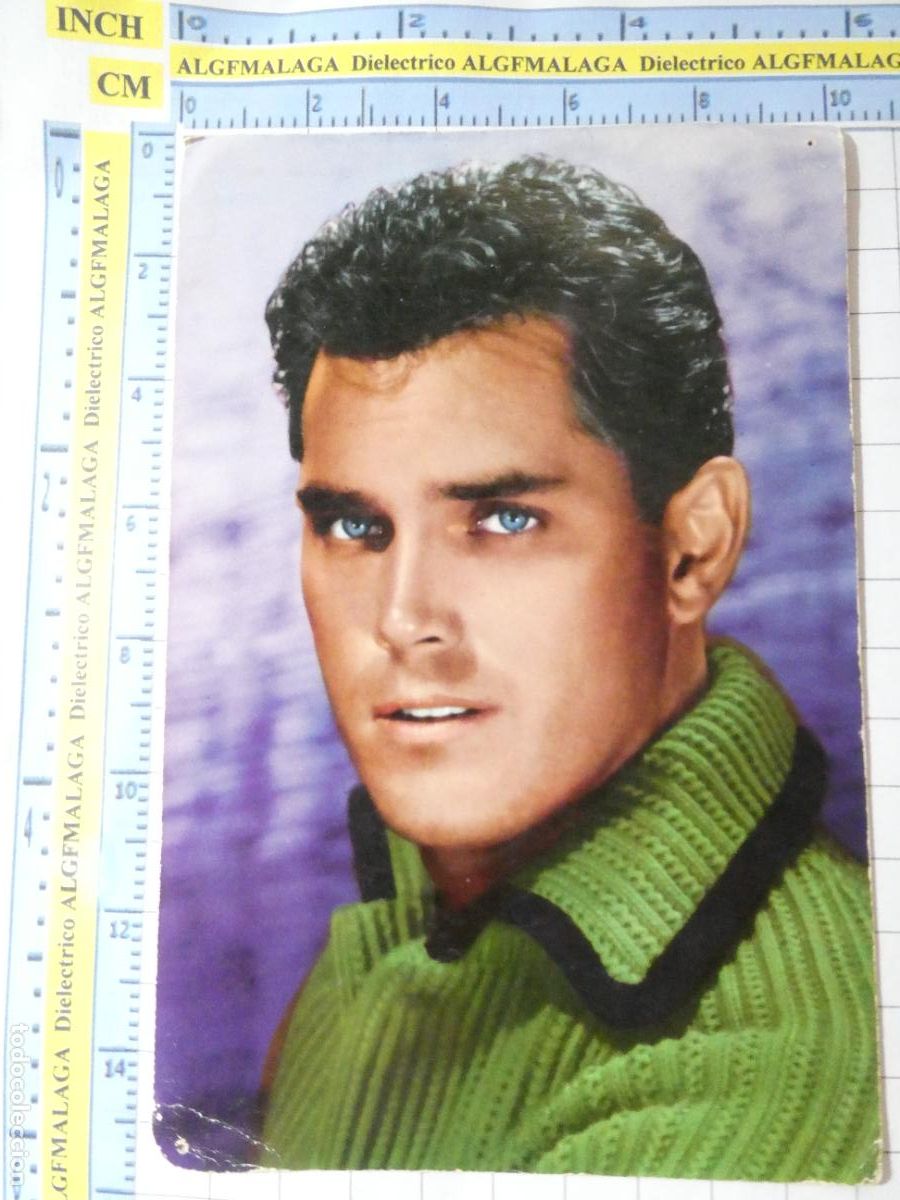 Cinema: POSTAL CINE ARTISTA ACTOR JEFFREY HUNTER. 2726