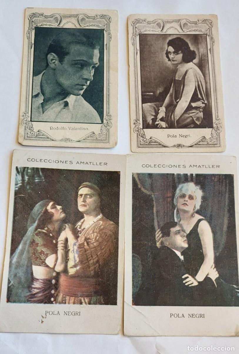 Cine: Lote de 18 Foto cromos cine a&ntilde;os 20/30 original publicidad Chocolate Amatller