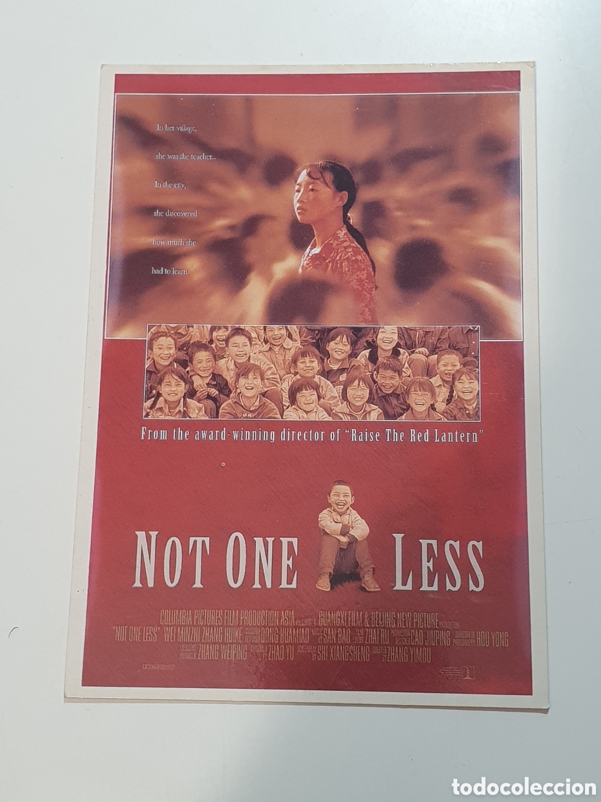 Cine: Postal. 35 - Ni Uno Menos, Not One Less - 297 - Sin Circular.