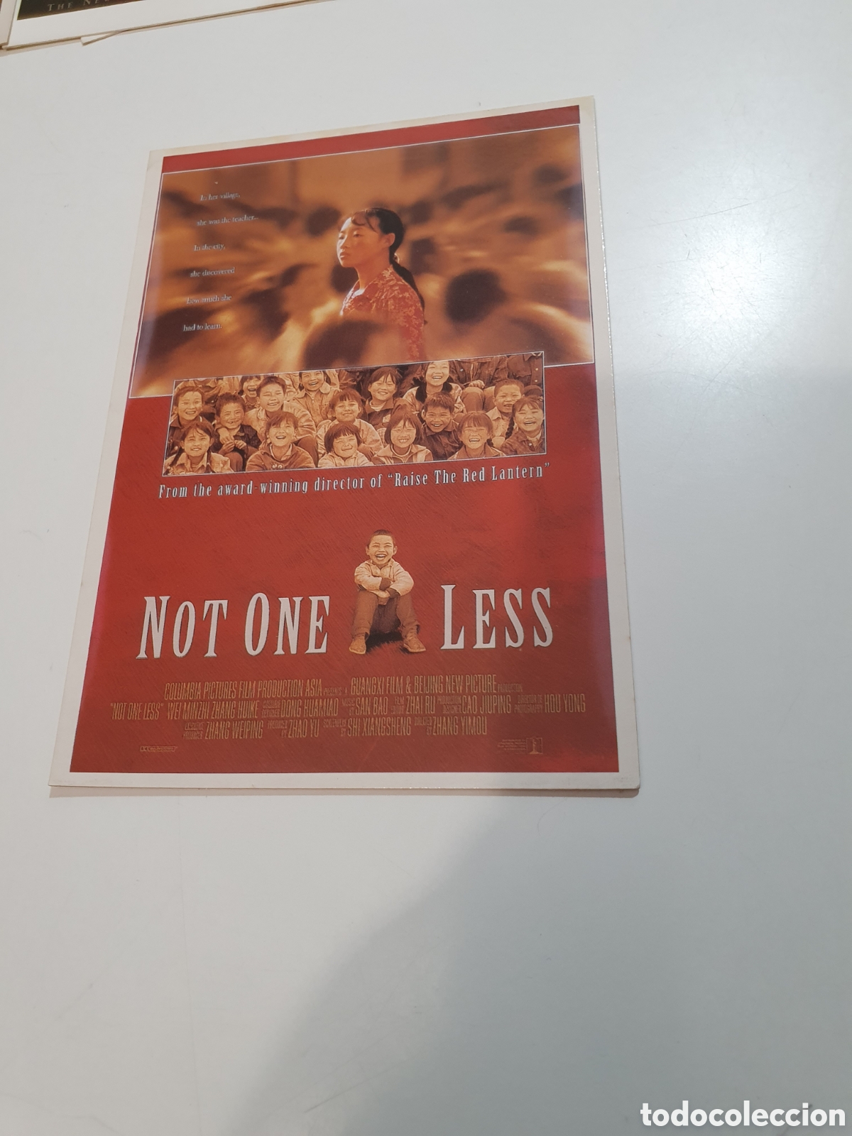 Cine: Postal. 35 - Ni Uno Menos, Not One Less - 297 - Sin Circular.
