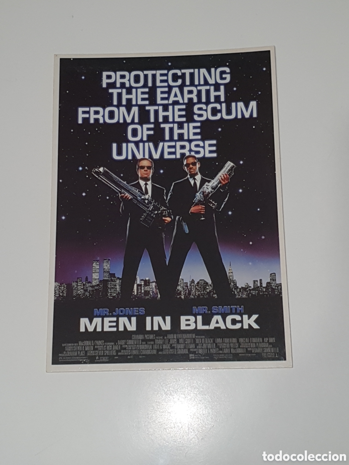 Cine: Postal. 38. Men In Black - Tommy Lee Jones/ Will Smith - 101 - Sin Circular.