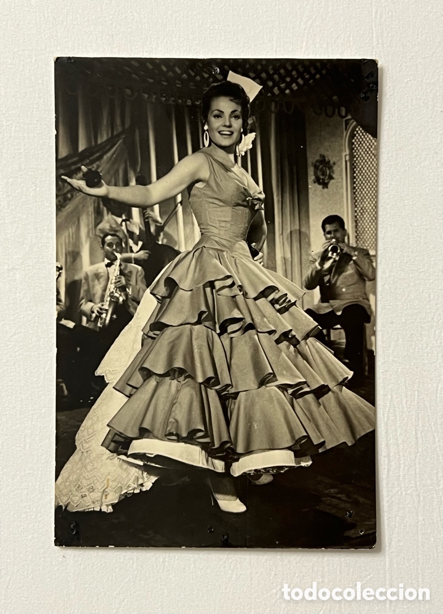 Cine: CARMEN SEVILLA Postal No. 6672. PAN, AMOR Y... ANDALUCIA.. Archivo Bermejo (h.1960?)