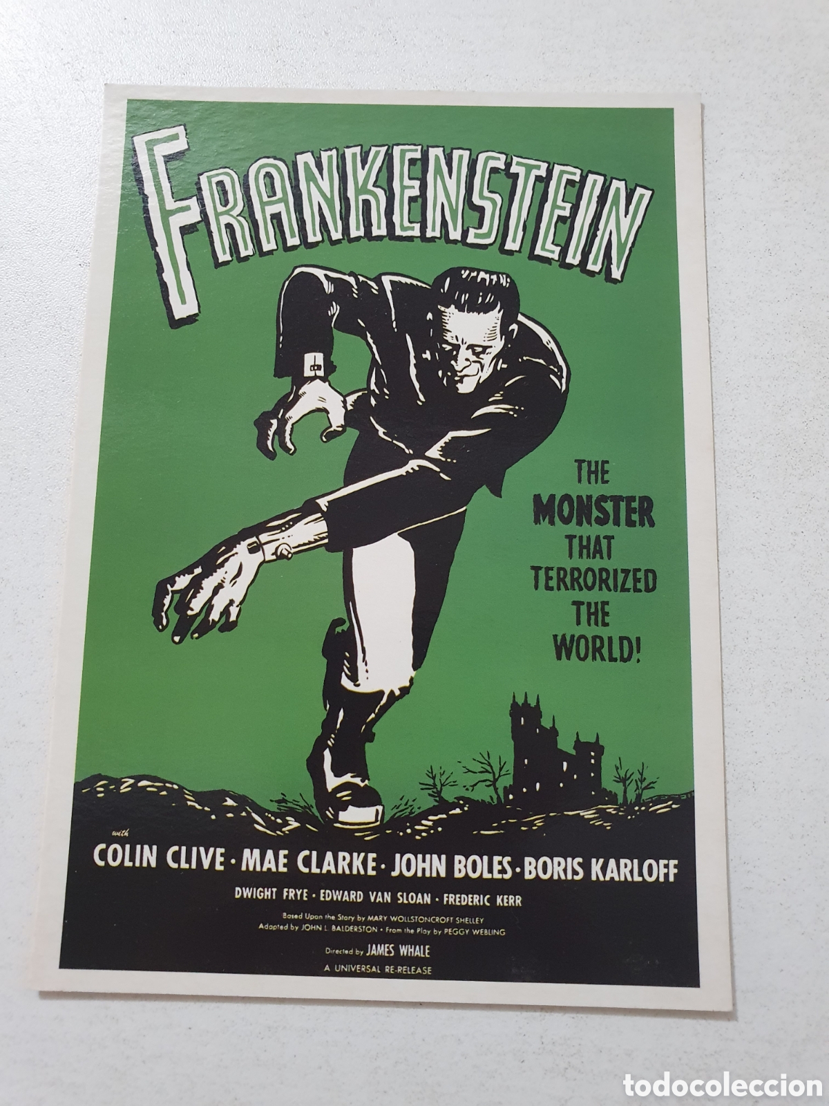 Cine: Postal - 42. Frankenstein - Boris Karloff- 636 -Sin Circular.