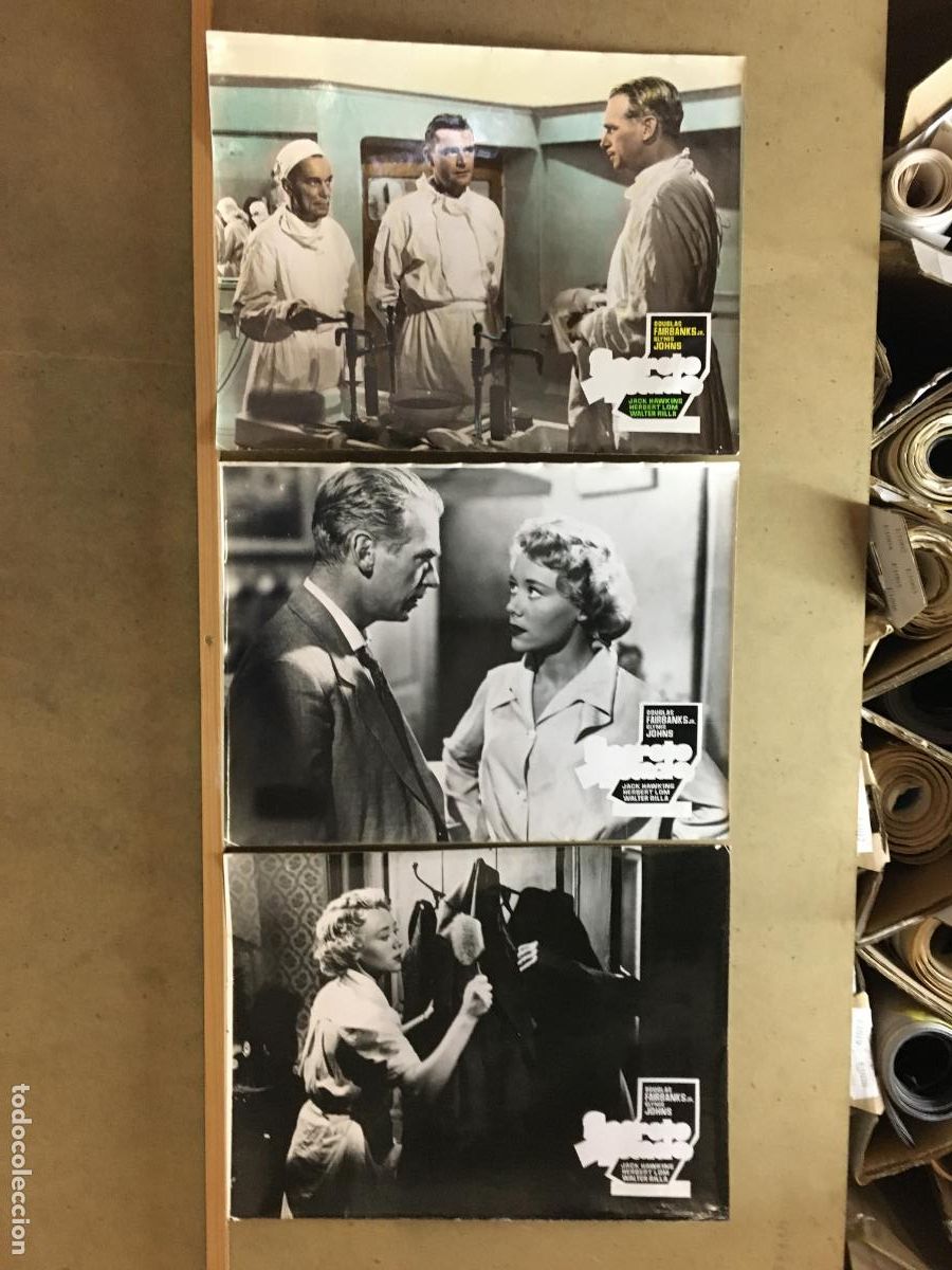 Kino: WM03D SECRETO DE ESTADO DOUGLAS FAIRBANKS JR GLYNIS JOHNS 3 FOTOS ORIGINAL ESTRENO