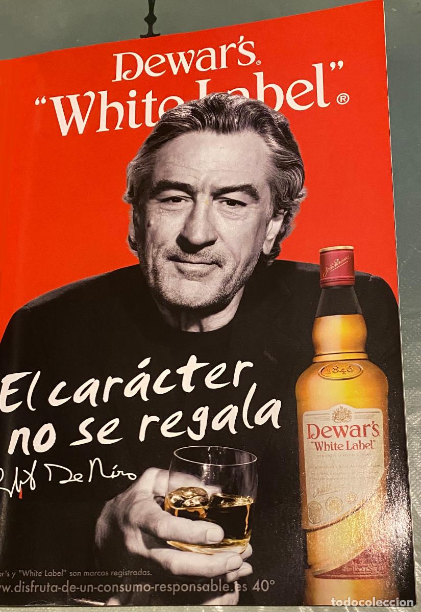 Cine: Publicidad en prensa de Dewar's White Label, con Robert De Niro. A&ntilde;o 2010. Nueva.