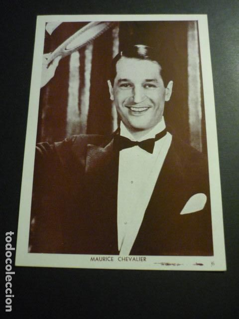 Cin&eacute;ma: MAURICE CHEVALIER ACTOR ANTIGUA TARJETA 12,5 X 17,5 CM