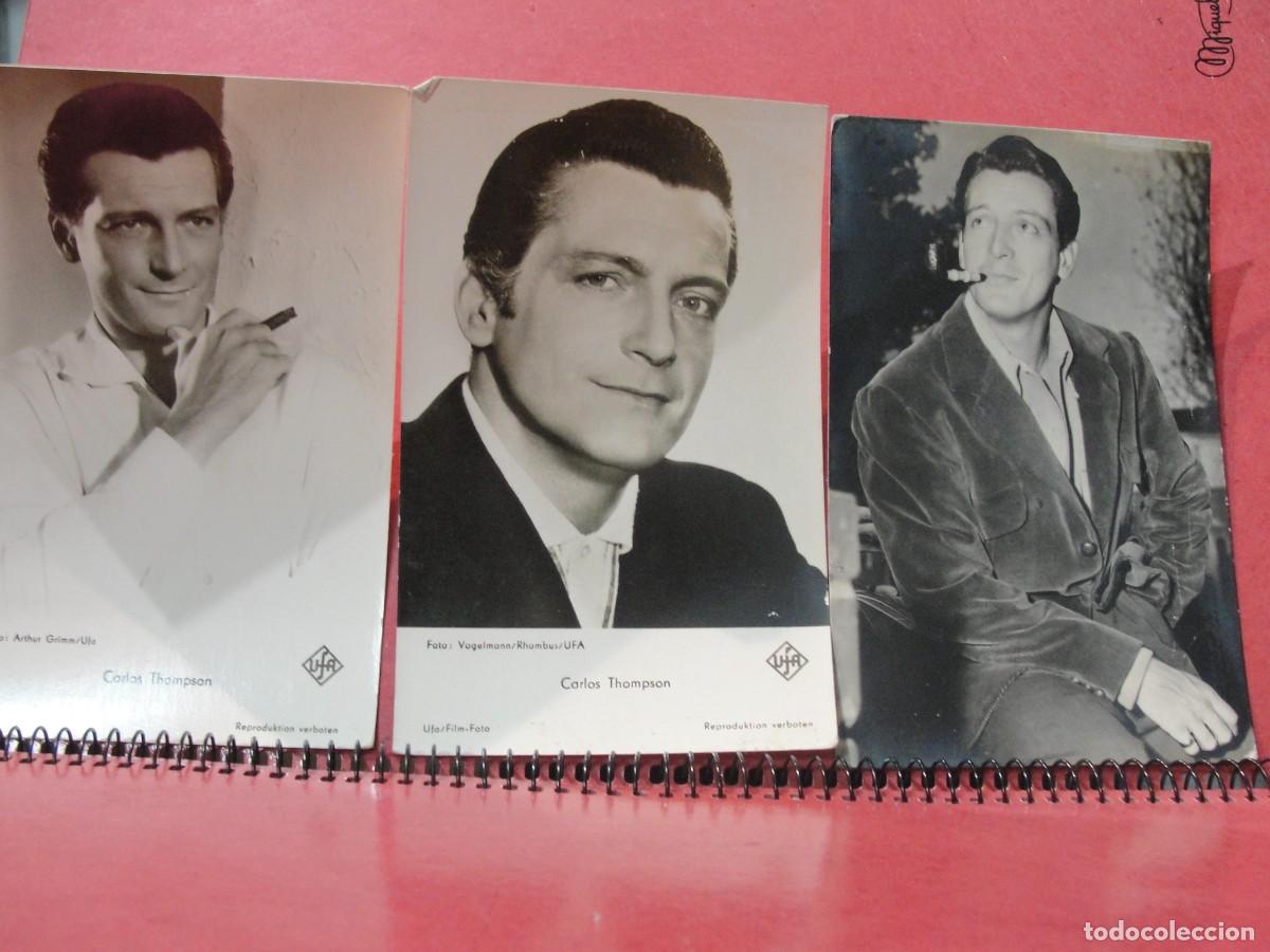 Kino: lote 3 fotos postales CARLOS THOMPSON - UFA - ARGENTINA - FK 4881 - 4753 -