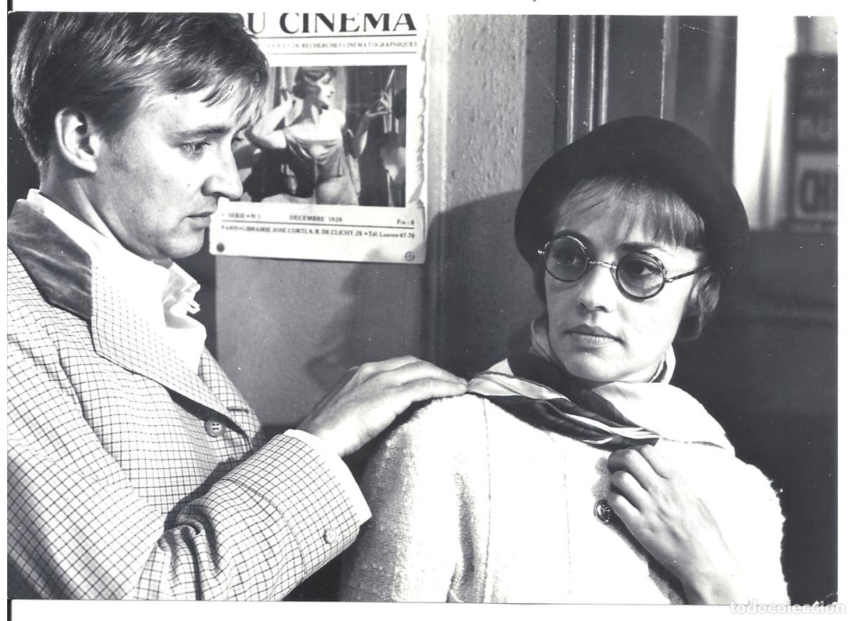 Cinema: FJC 0901 JEANNE MOREAU OSCAR WERNER JULES ET JIM FOTO B/N ORIGINAL FRANCESA