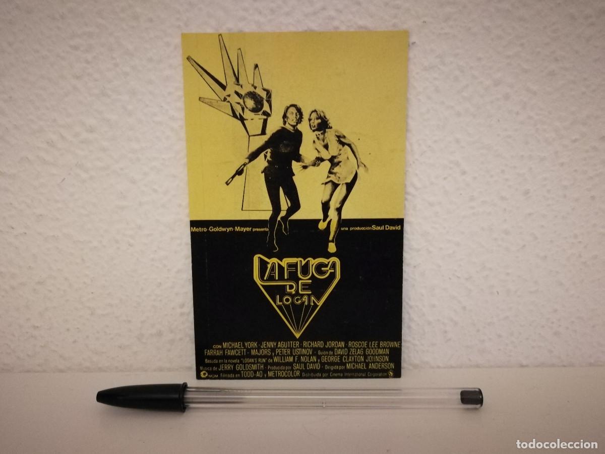 Cinema: TARJETA ACARTONADA -9*13- LA FUGA DE LOGAN - CIENCIA FICCION - MICHAEL YORK