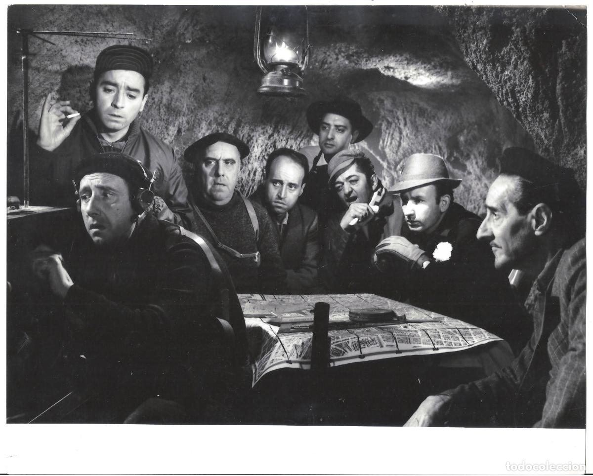 Cin&eacute;ma: FJC 1017 MANOLO MORAN GOMEZ BUR JUANJO MENENDEZ MARSILLACH OZORES FOTO B/N ORIGINAL ESPA&Ntilde;OLA