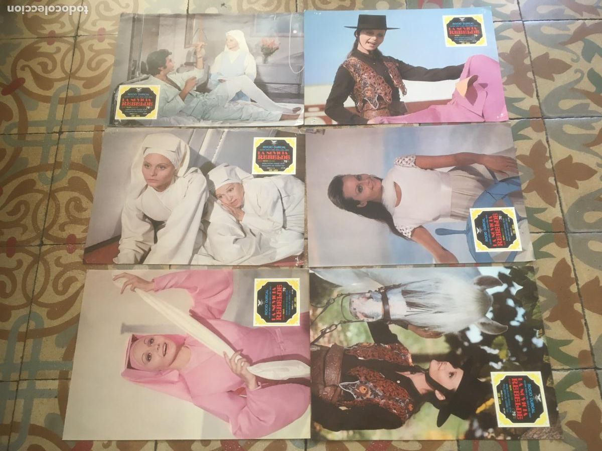 Cine: la novicia rebelde rocio durcal 6 fotocromos originales estreno