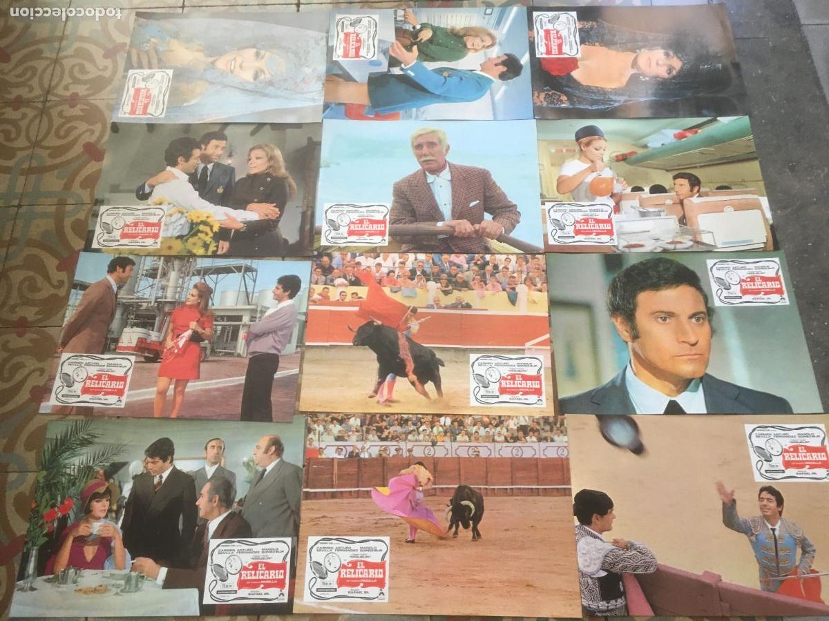Cine: el relicario carmen sevilla arturo fernandez 12 fotocromos originales estreno