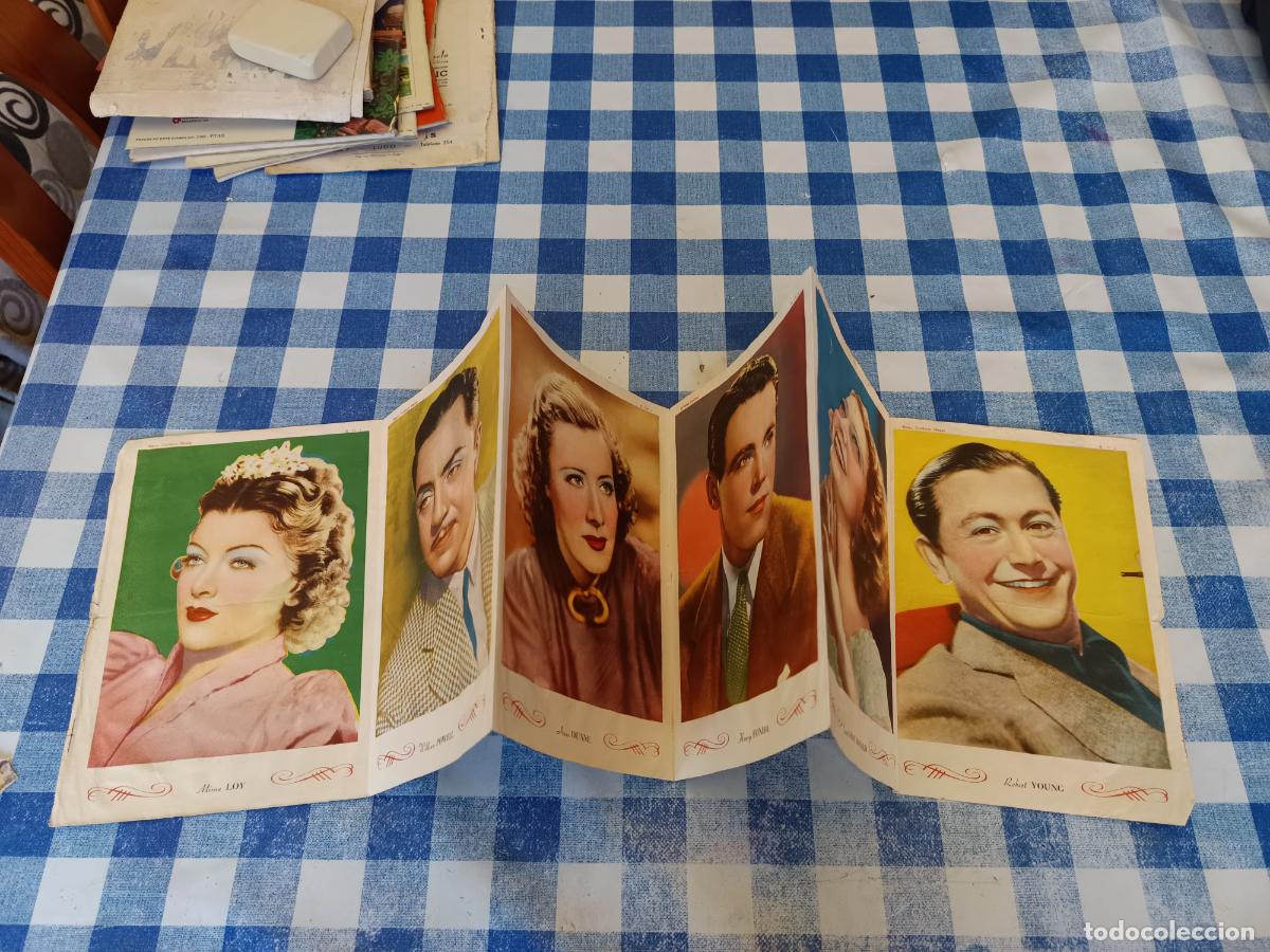 Kino: 6 FOTOS CROMOS DE ACTORES DE LOS A&Ntilde;OS 30-40 MIRNA LOY WILLIAM POWELL, IRENE DUNNE, HENRY FONDA 21X15